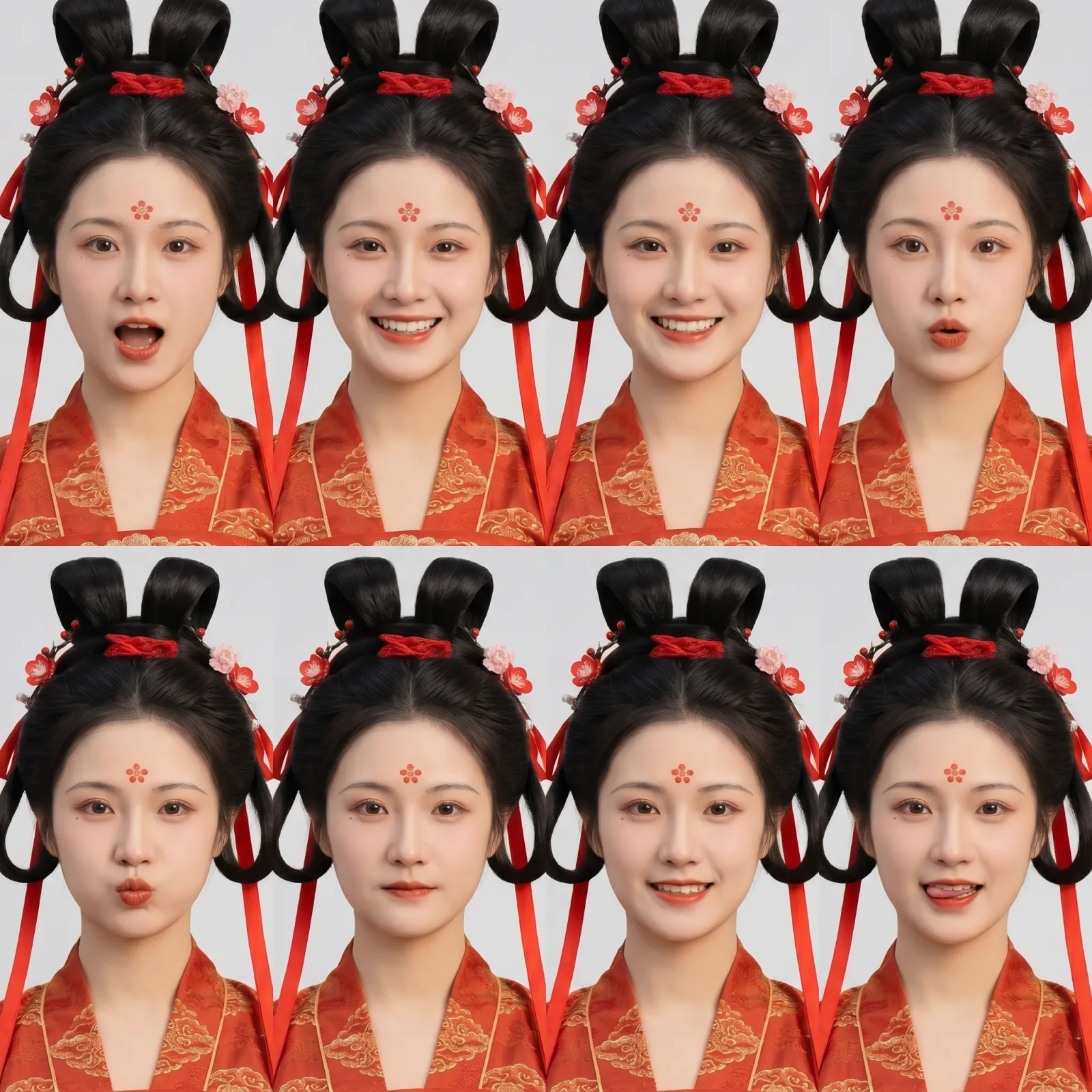 口型辅音表:不同发音的嘴型